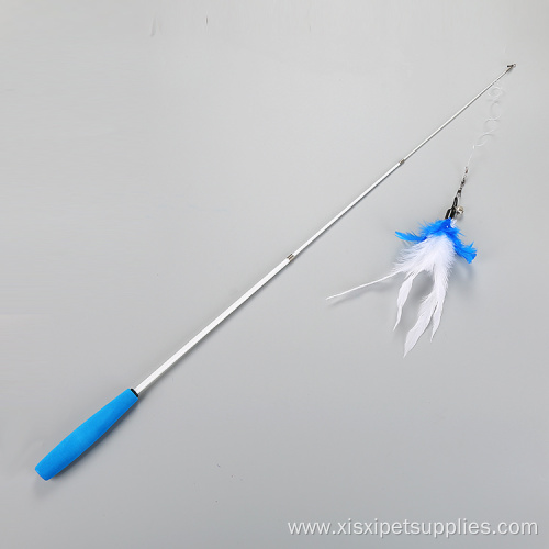 Colorful New Design Cat Feather Wand Cat Teaser